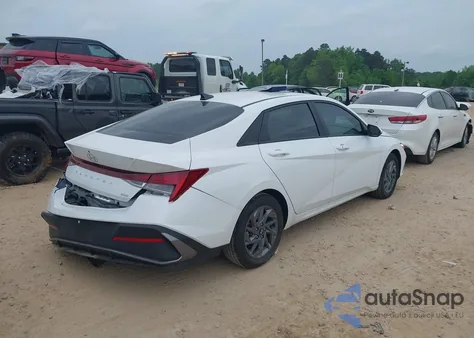 2024 Hyundai Elantra Hybrid Blue z USA, uszkodzony, nr VIN KMHLM4DJ1RU104414